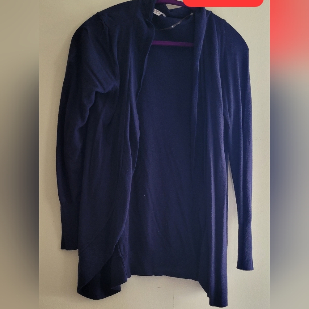 Navy cardigan
